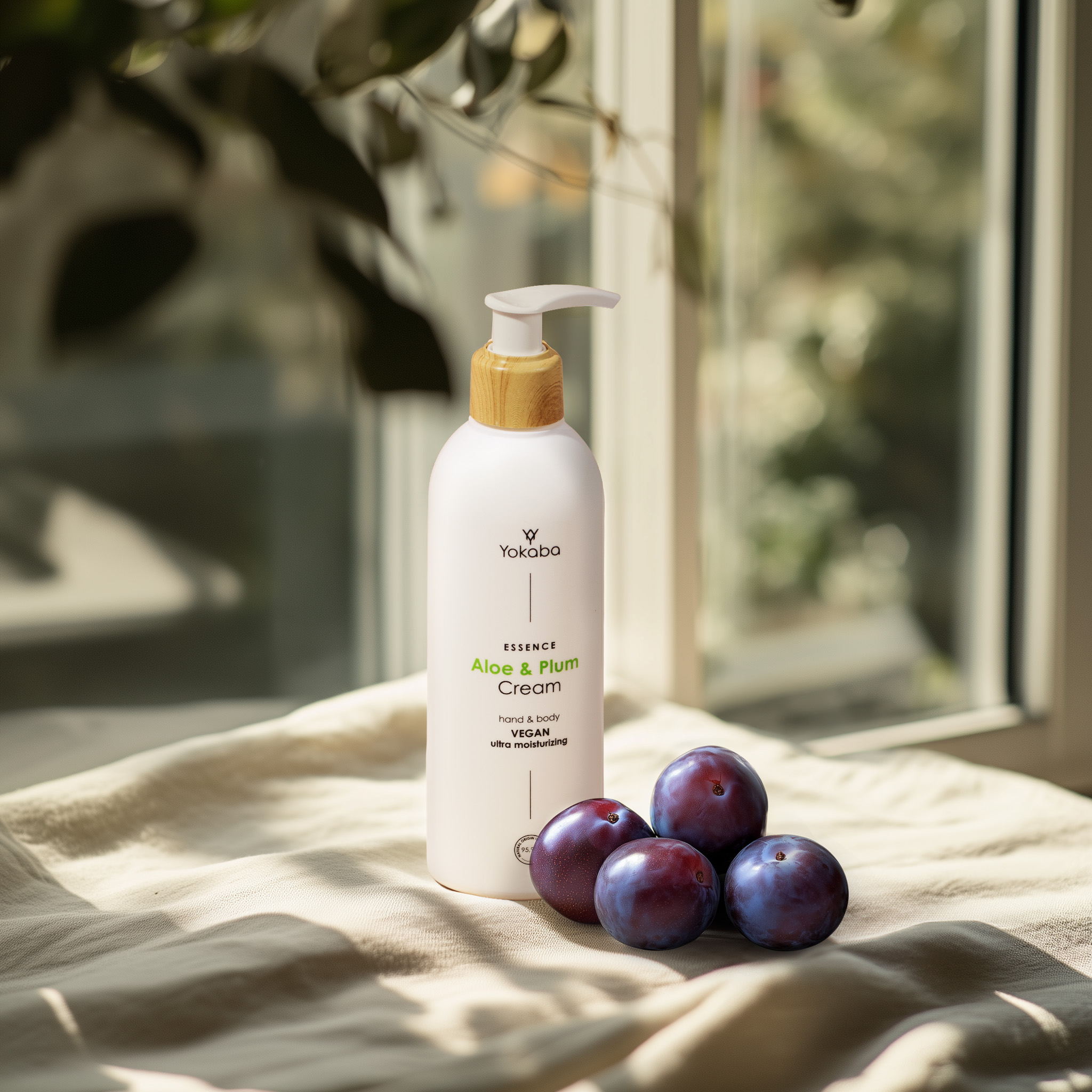 Crème Mains et Corps l'Aloe Vera et Prune - Ultra Hydratante 240ml – Image 2