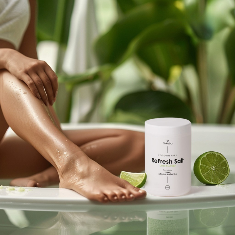 ReFresh Sel pour pieds Citron&Gingembre adoucissant 1 kg – Image 4