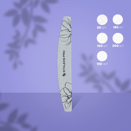 Lime à ongles minérale Demi-lune EXPERT 40 (25 pièces)