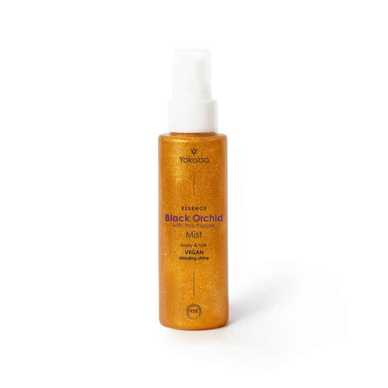 Brume illuminatrice gold Orchidée Noire Yokaba 100 ml cheveux et corps