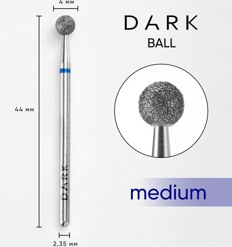 Fraise Boule bleue 040 Dark N°114