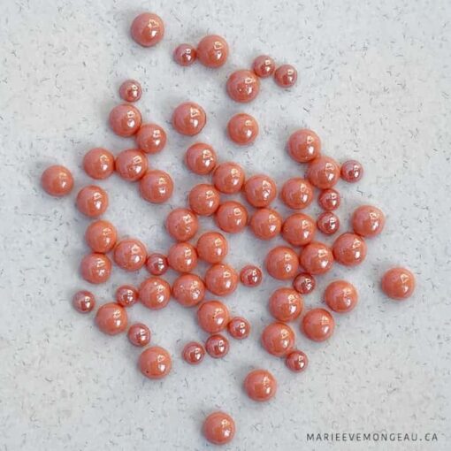 Perle Orangé Color Vibe en céramique