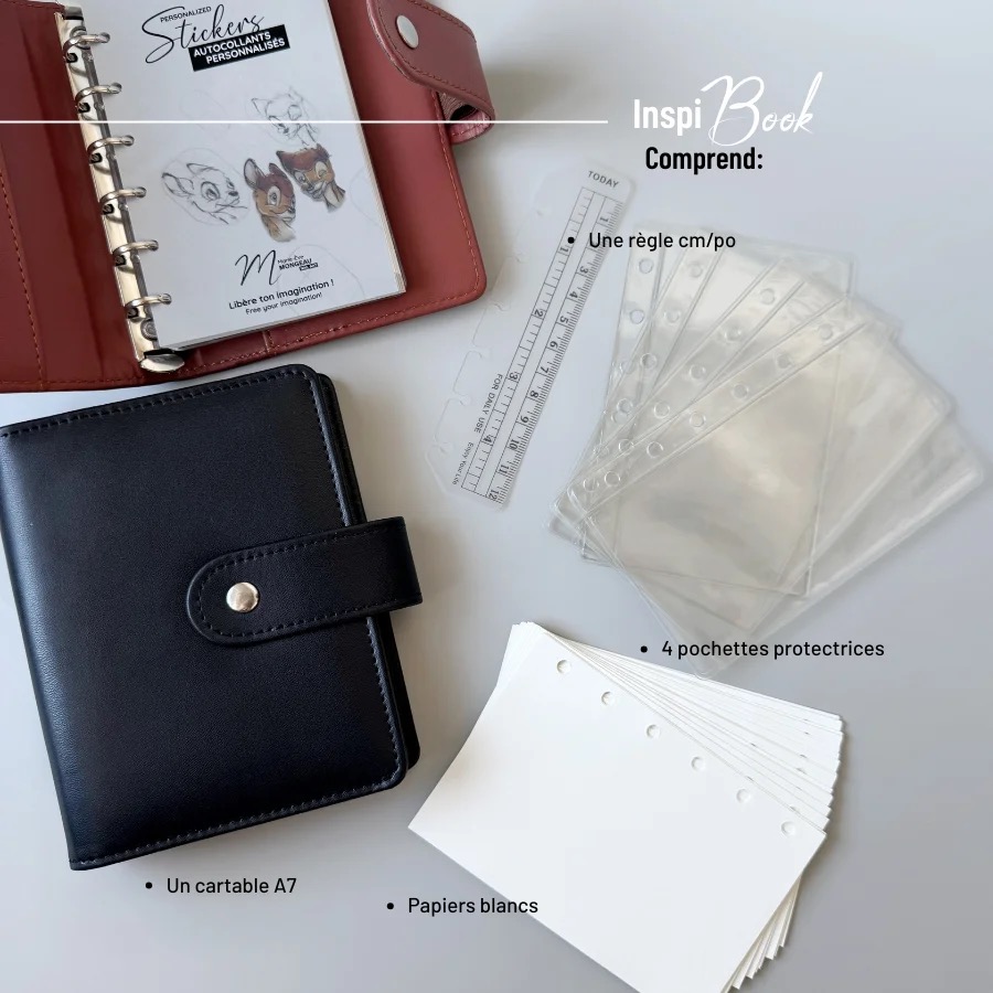 InspiBook Chocolat | Cahier Stickers | Marie Ève Mongeau