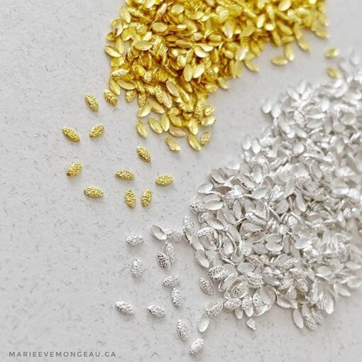 Bijoux | Ovale Givré Argent par Marie Ève Mongeau