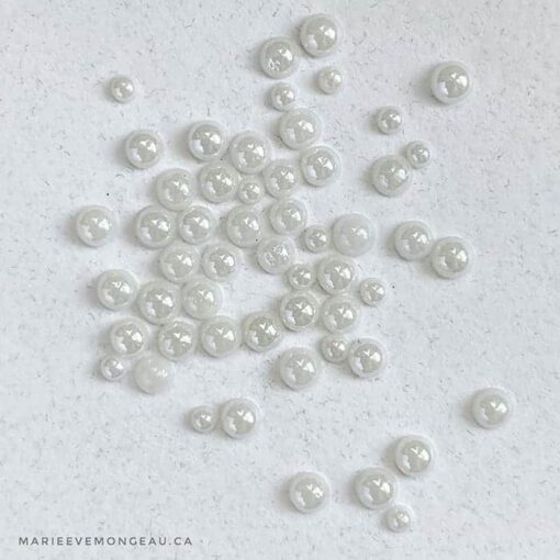 Perle Blanc en céramique