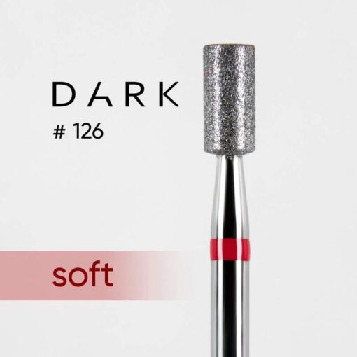 Fraise rouge cylindre manucure Dark n°126