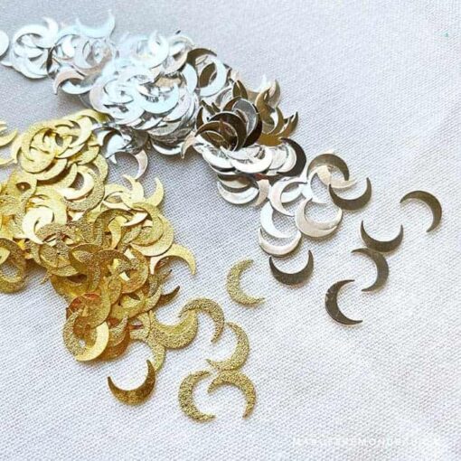 Bijoux | Lune plate givrée OR Marie Ève Mongeau