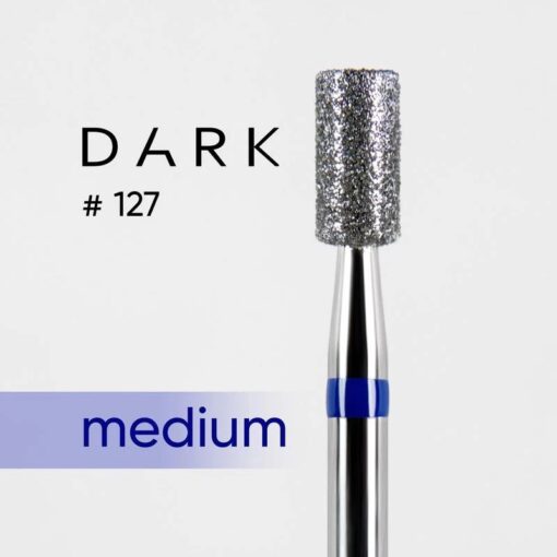 Fraise bleu cylindre manucure Dark n°127