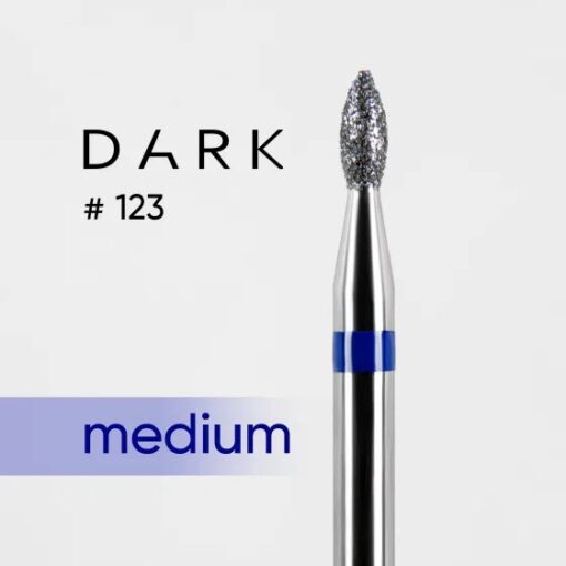 Fraise bleu petite larme manucure Dark n°123