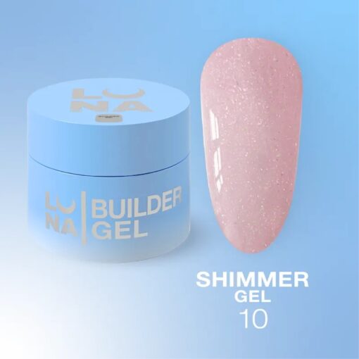 Shimmer Gel N° 10 beige rose Luna - 30 ml