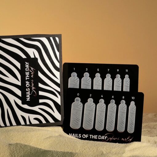 Safari Zebre Moule en Silicone N°19 | NOTD