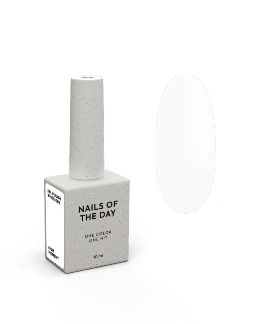 001 Let's Special White vernis semi permanent 10 ml sans Hema - NOTD