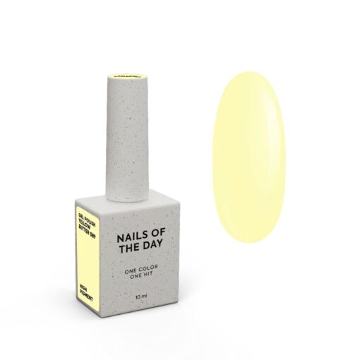 089 Yellow Butter vernis semi permanent 10 ml sans Hema - NOTD