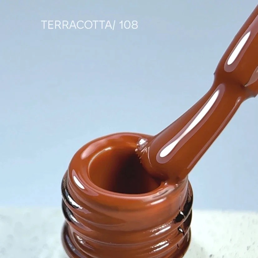 108 Terracotta vernis semi permanent 10 ml sans Hema - NOTD – Image 5