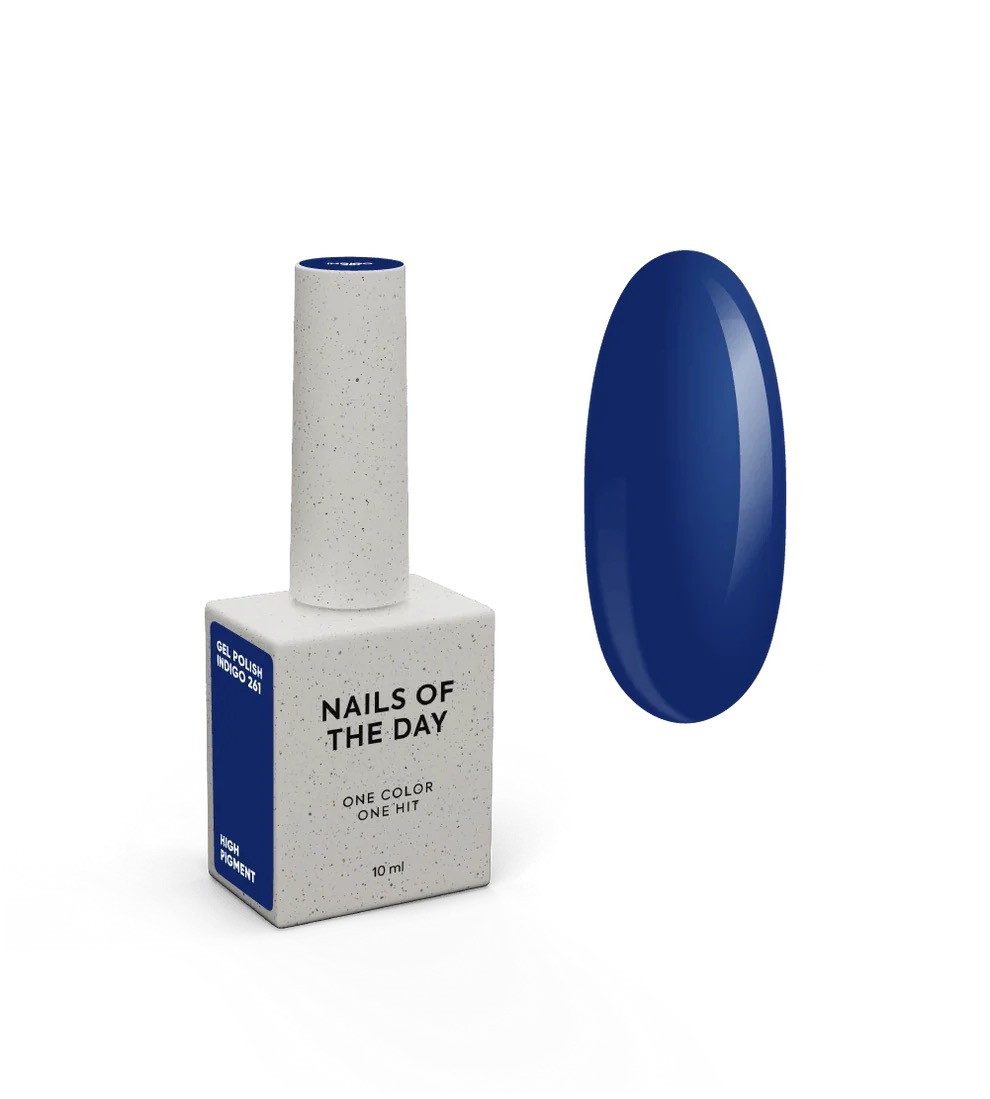 261 Indigo vernis semi permanent 10 ml sans Hema - NOTD
