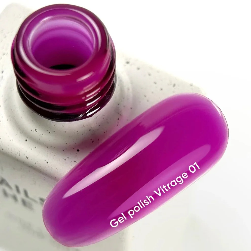001 Pink vernis semi permanent effet vitrail 10 ml sans Hema - NOTD – Image 3