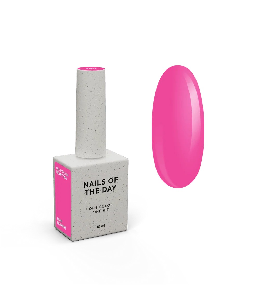 196 Heart vernis semi permanent 10 ml sans Hema - NOTD