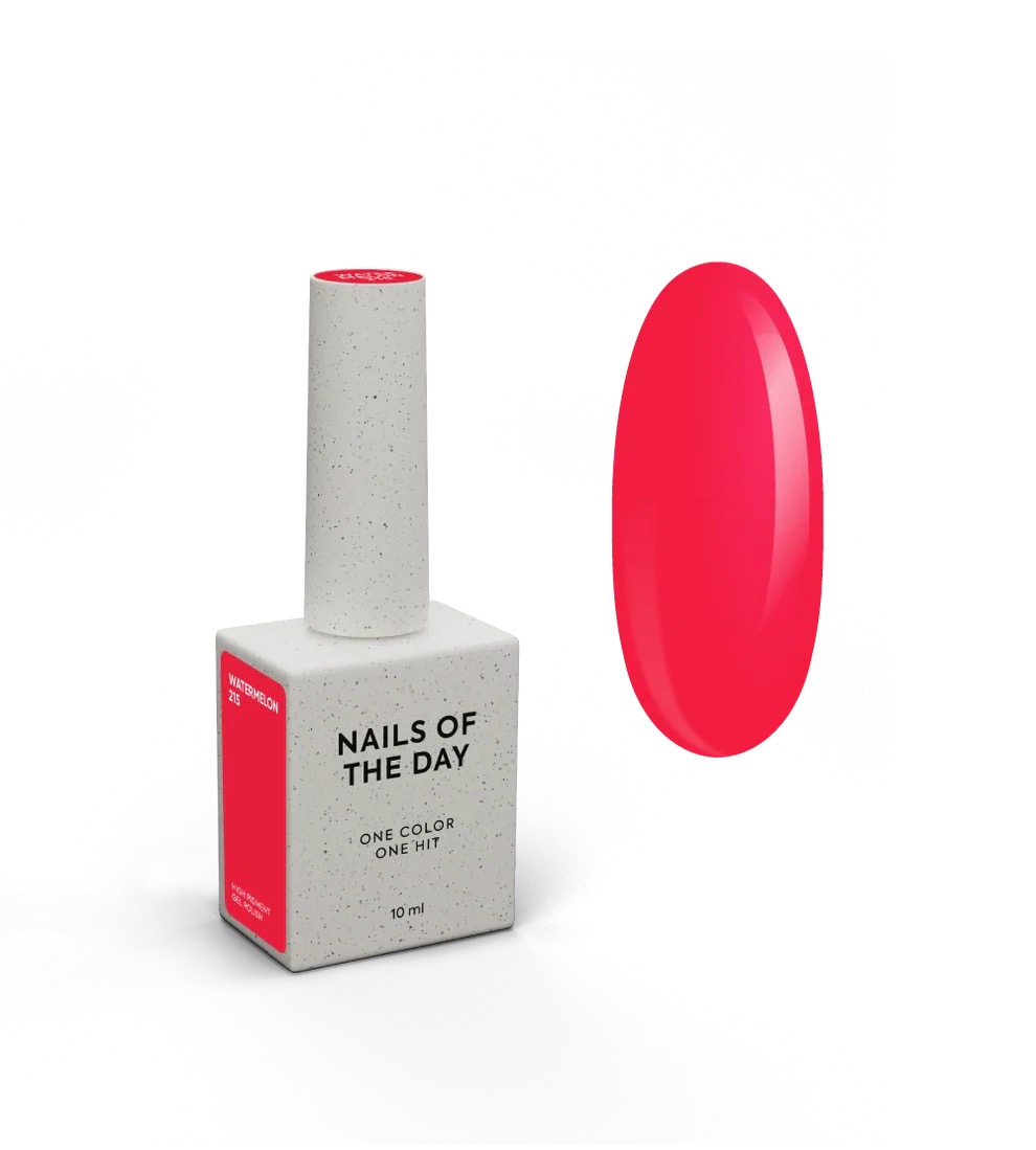 215 Watermelon vernis semi permanent 10 ml sans Hema - NOTD