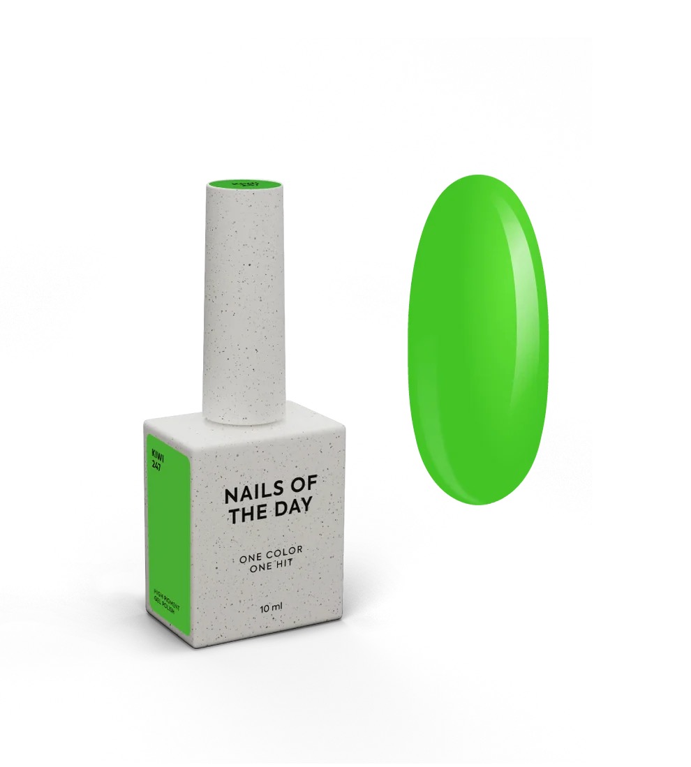 247 Kiwi vernis semi permanent 10 ml sans Hema - NOTD
