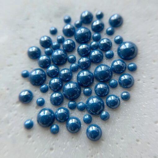 Perle Bleu Denim en céramique