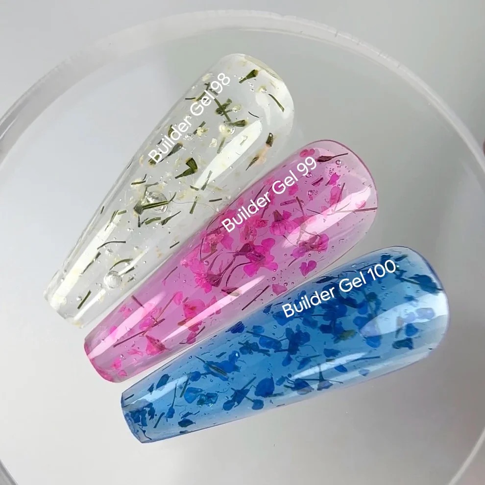 Builder Gel N°100 Fleurs Séchées bleu ciel | NOTD édition limitée – Image 4