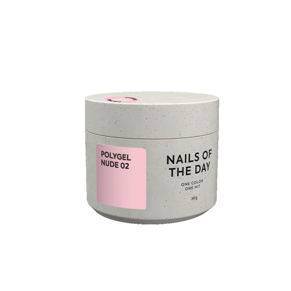 Polygel Nude 02 pot 30 gr | NOTD
