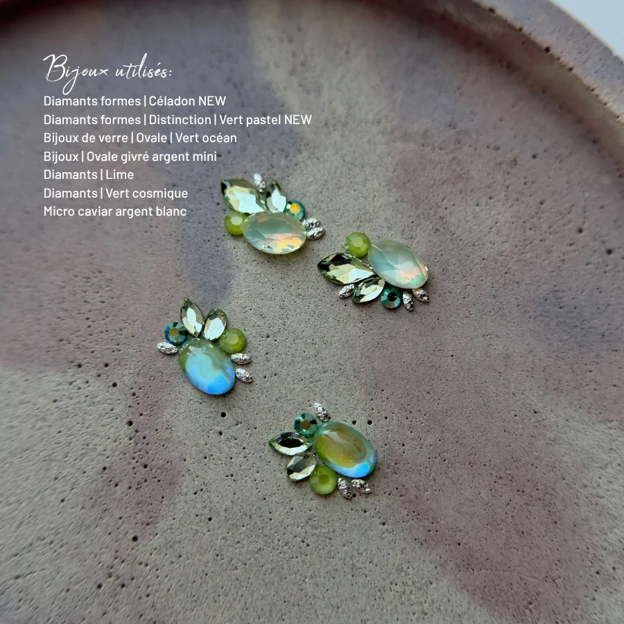 Diamants formes distinction | Vert Pastel – Image 2