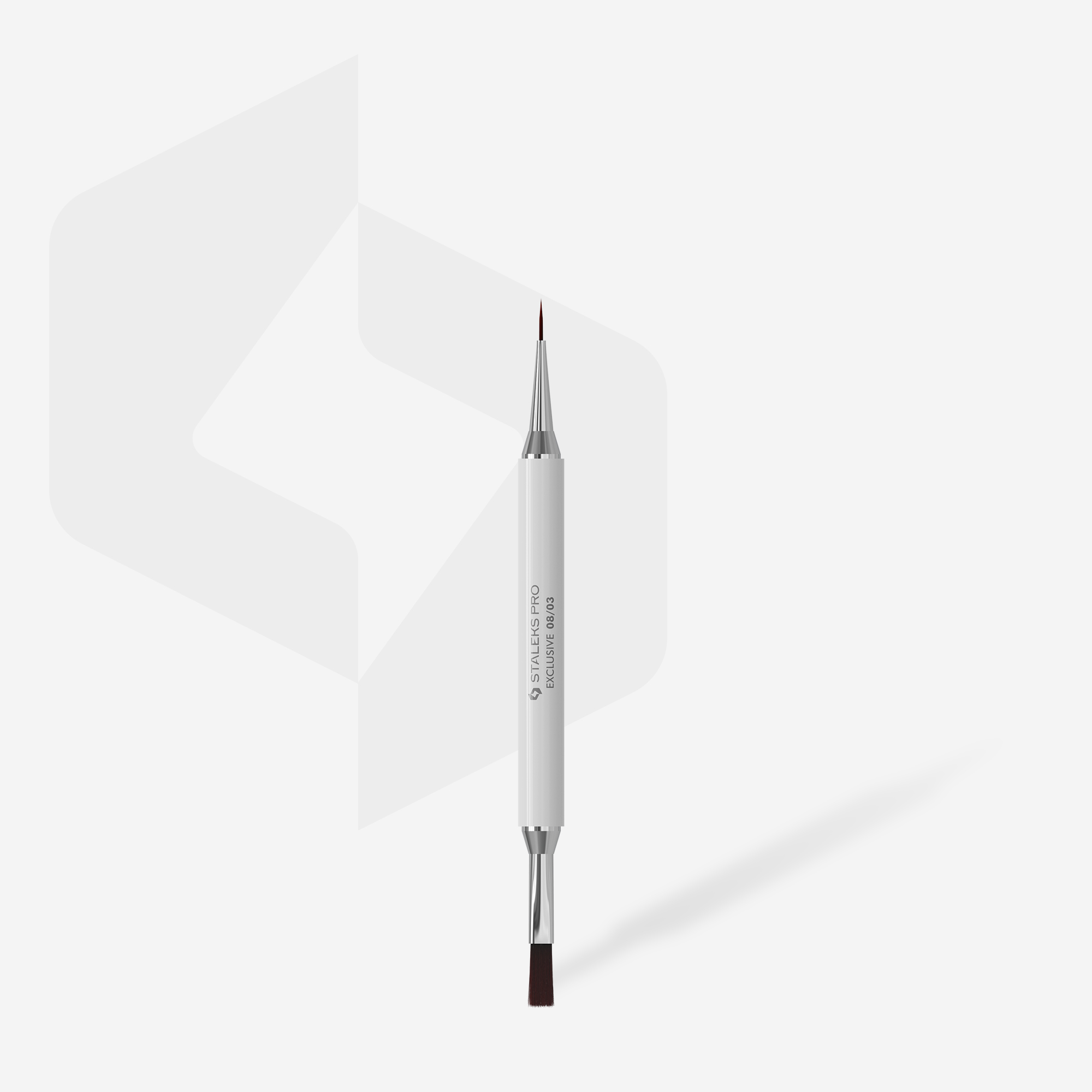 STALEKS EXCLUSIVE - Pinceau double face pour gel 10 mm / liner 10 mm – Image 4