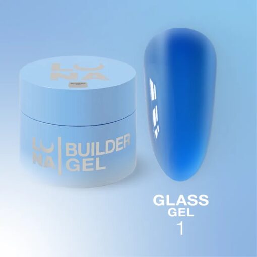 Gel de construction Vitrail bleu N°1 | Luna Moon
