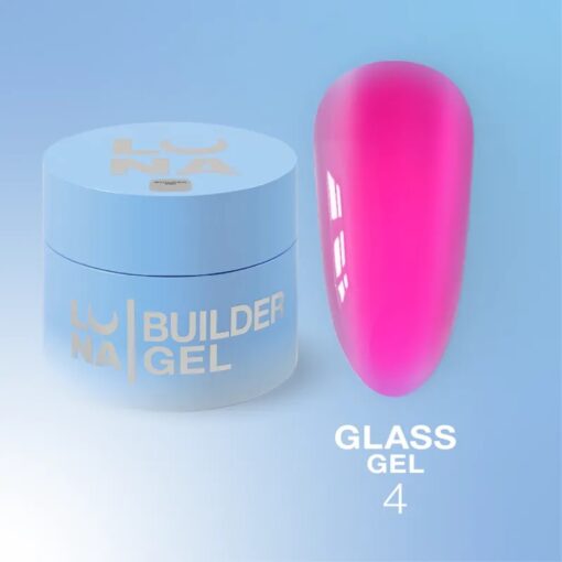 Gel de construction Vitrail Rose N°4 | Luna Moon