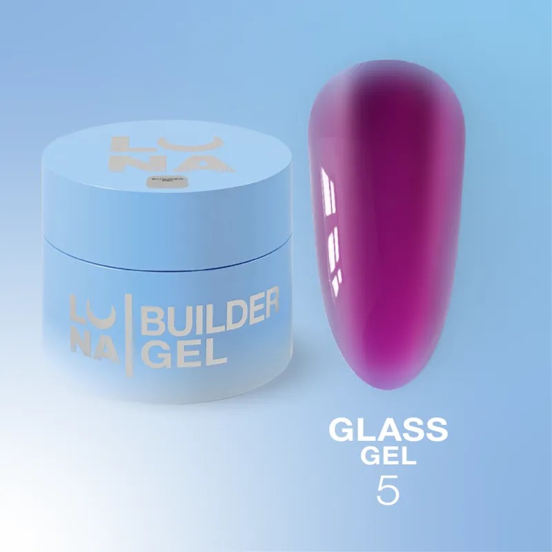 Gel de construction Vitrail Fuchsia N°6 | Luna Moon