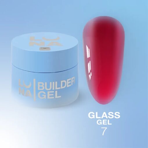Gel de construction Vitrail Rouge N°7 | Luna Moon
