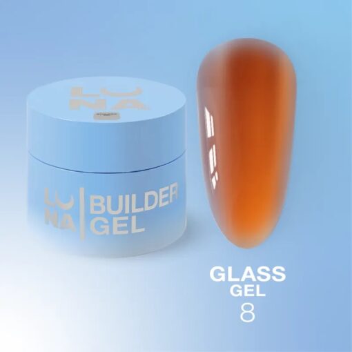 Gel de construction Vitrail Ambre N°8 | Luna Moon