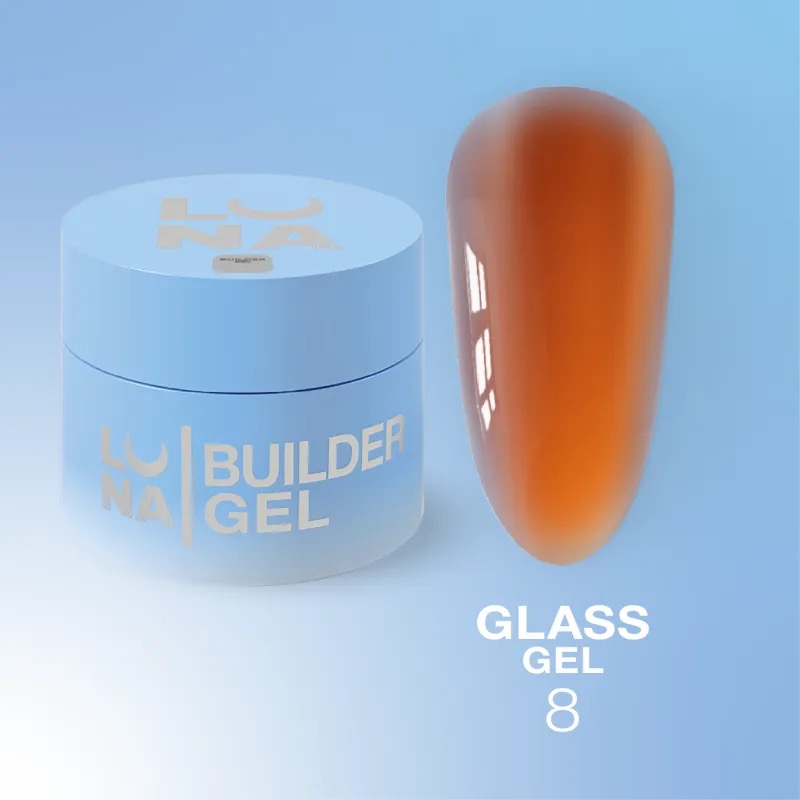 Gel de construction Vitrail Ambre N°8 | Luna Moon