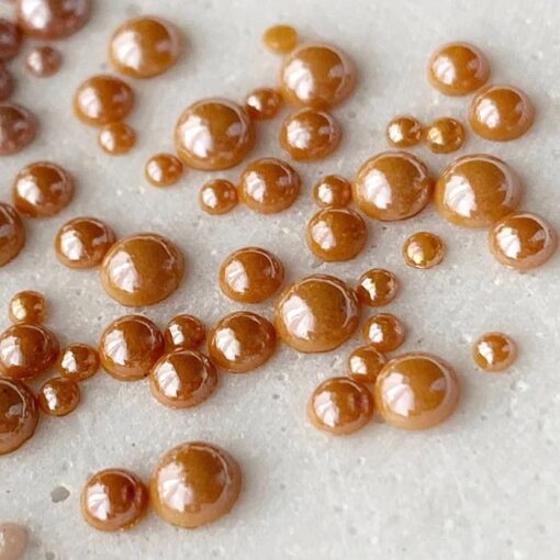 Perle Macchiato Caramel en céramique | Marie Eve Mongeau