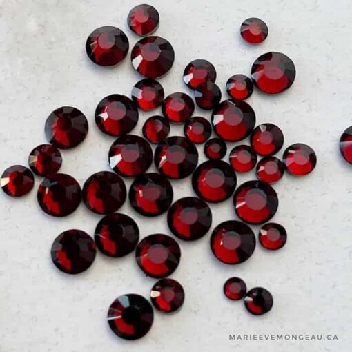 Diamants | Rouge Bordeau par Marie Ève Mongeau