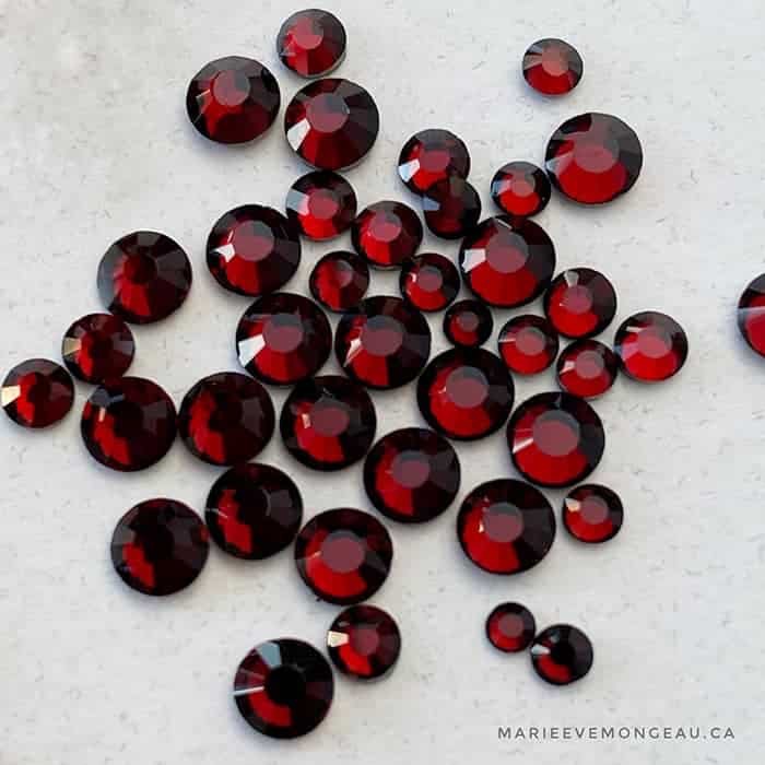 Diamants | Rouge Bordeau par Marie Ève Mongeau