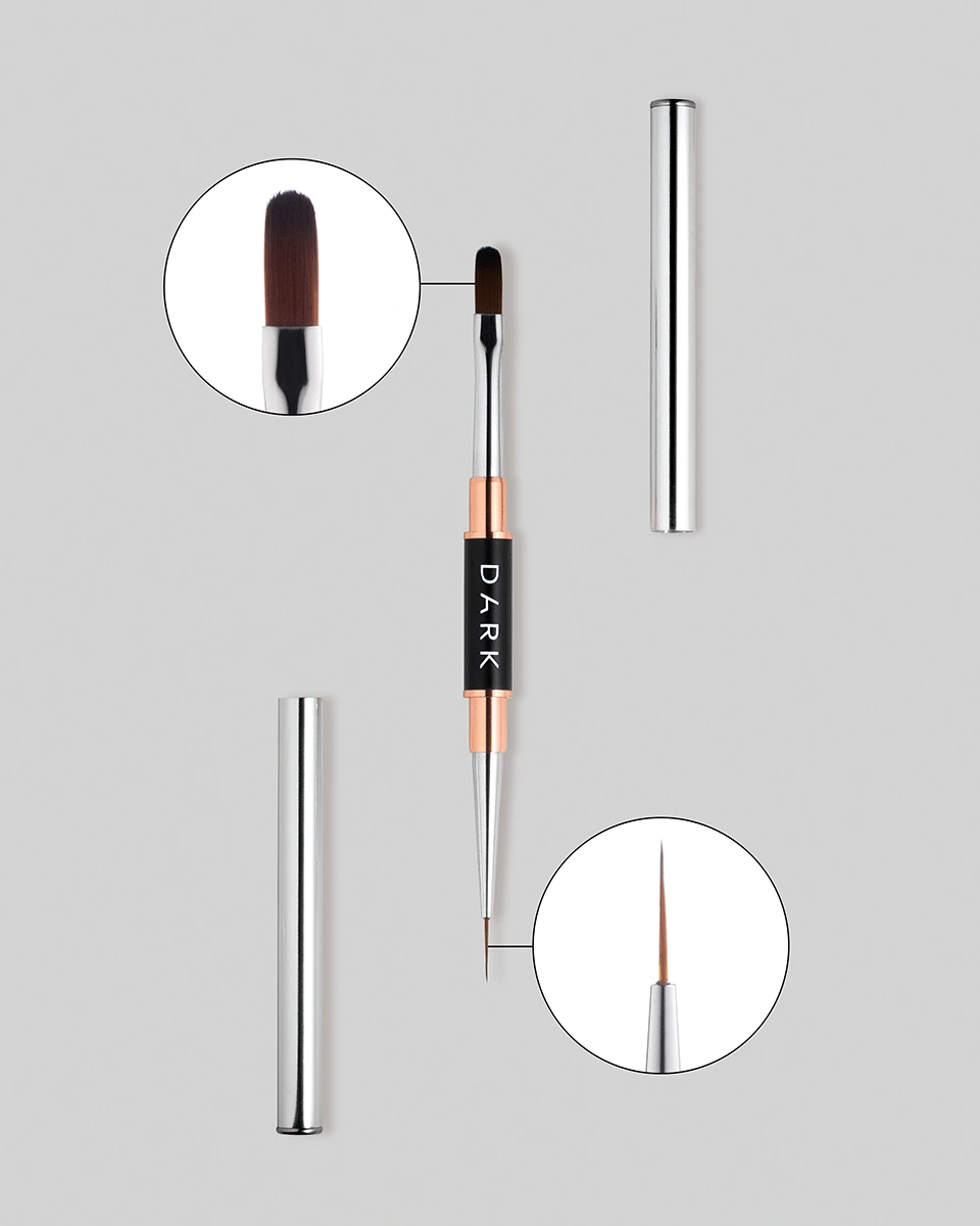 Dark pinceau double liner 10 mm + gel 12 mm