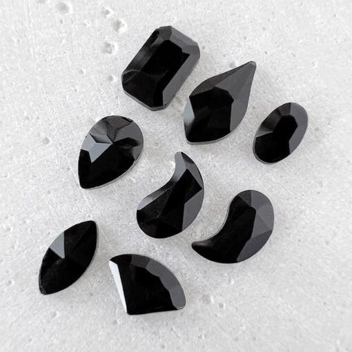 Diamants formes | Satin Noir | Marie Ève Mongeau