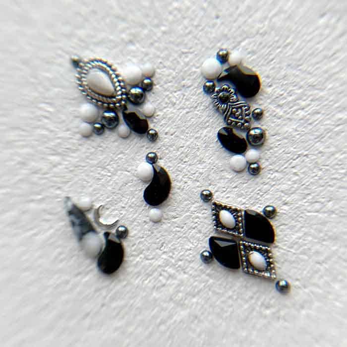 Diamants formes | Satin Noir | Marie Ève Mongeau – Image 9