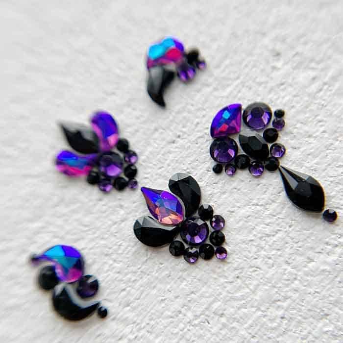Diamants formes | Satin Noir | Marie Ève Mongeau – Image 7