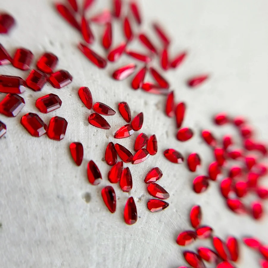 Diamants formes Minis | Rouge | Marie Ève Mongeau – Image 4