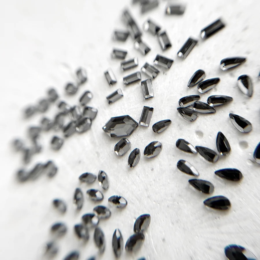 Diamants formes Minis | Argent Foncé | Marie Ève Mongeau