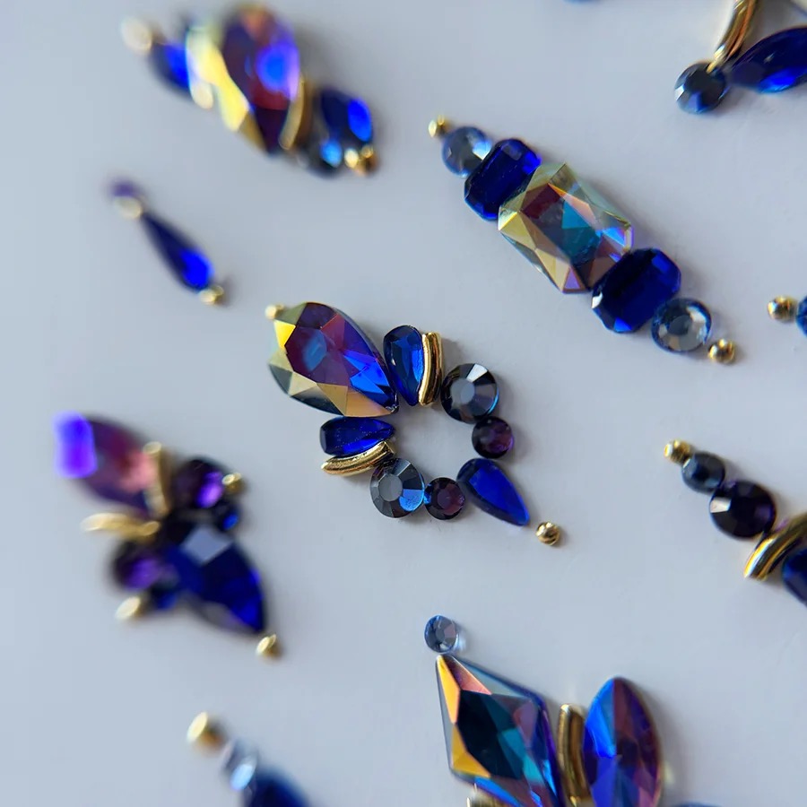 Diamants formes Minis | Bleu Royale | Marie Ève Mongeau – Image 7