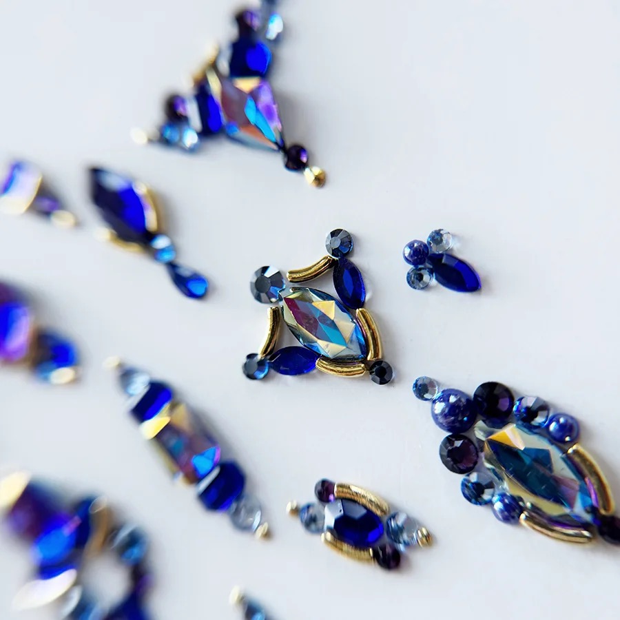 Diamants formes Minis | Bleu Royale | Marie Ève Mongeau – Image 8