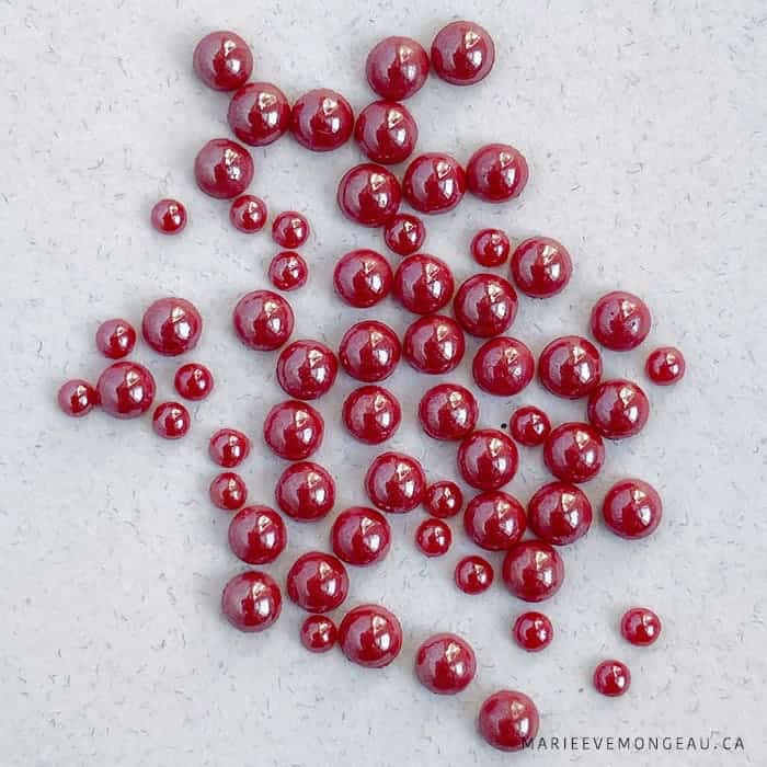 Perle Cerise | en céramique | Marie Eve Mongeau