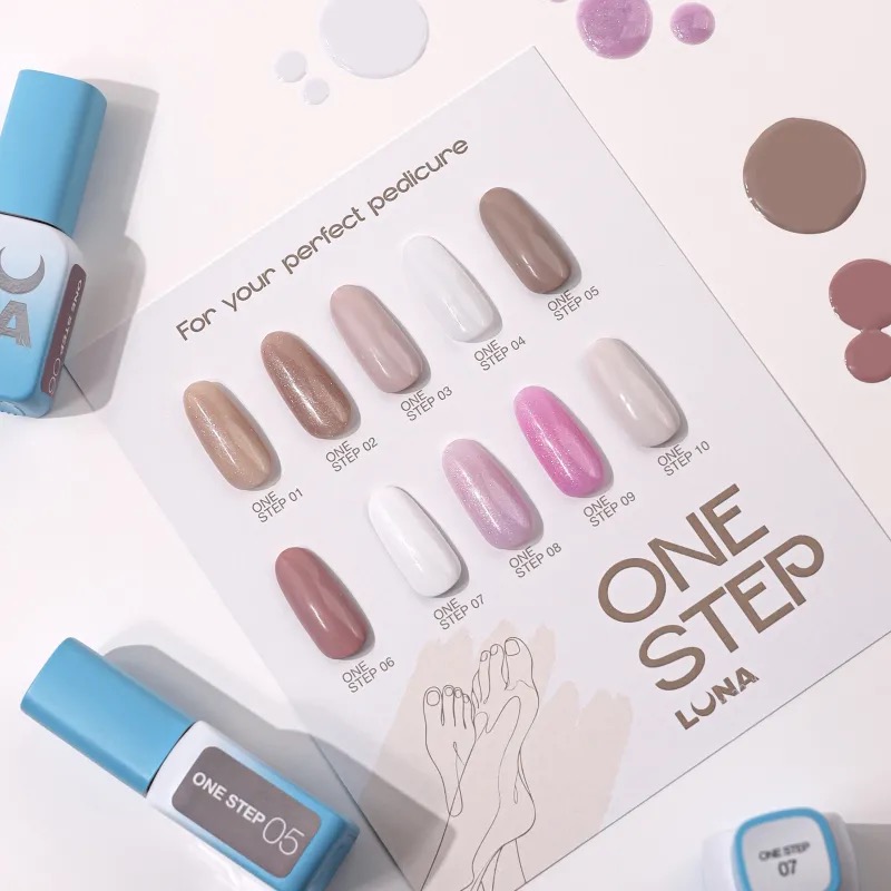 One Step 04 – Vernis Semi 3 EN 1 pour pédicure | LUNA – Image 3