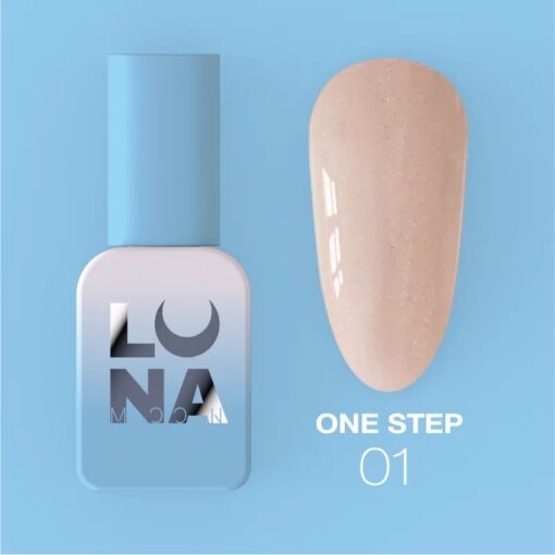 One Step 01 - vernis semi 3 en 1 pour pédicure | Luna Moon