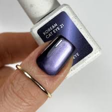 21 Korean cat eye vernis semi permanent 6 ml sans Hema - NOTD