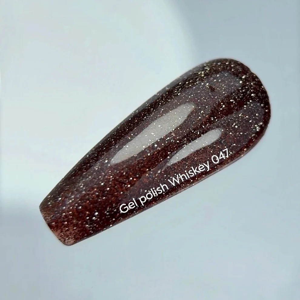 047 Whiskey réfléchissant vernis semi permanent 10 ml sans Hema - NOTD – Image 2
